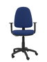PIQUERAS Y CRESPO Chaise de bureau Aýna bleu marine avec accoudoirs 1D