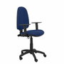 PIQUERAS Y CRESPO Chaise de bureau Aýna bleu marine avec accoudoirs 1D