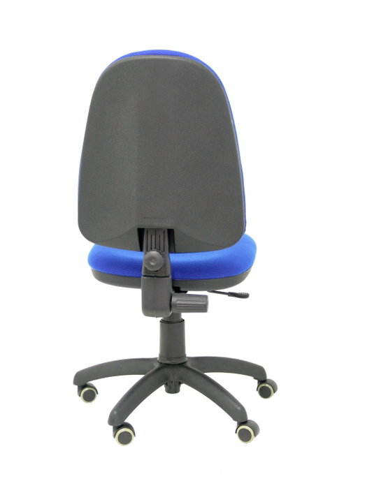 PIQUERAS Y CRESPO Chaise de bureau Aýna bleue avec mécanisme de contact permanent et base polyamide noir