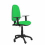 PIQUERAS Y CRESPO Chaise de bureau Aýna, Tissu Pistache, Accoudoirs 1D
