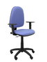 PIQUERAS Y CRESPO Chaise de bureau Aýna bleu clair avec mécanisme Contact permanent