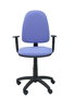 PIQUERAS Y CRESPO Chaise de bureau Aýna bleu clair avec mécanisme Contact permanent