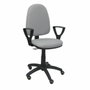 PIQUERAS Y CRESPO Chaise de bureau Aýna, tissu gris clair