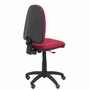PIQUERAS Y CRESPO Chaise de bureau Aýna, tissu grenat, sans accoudoirs