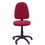 PIQUERAS Y CRESPO Chaise de bureau Aýna, tissu grenat, sans accoudoirs