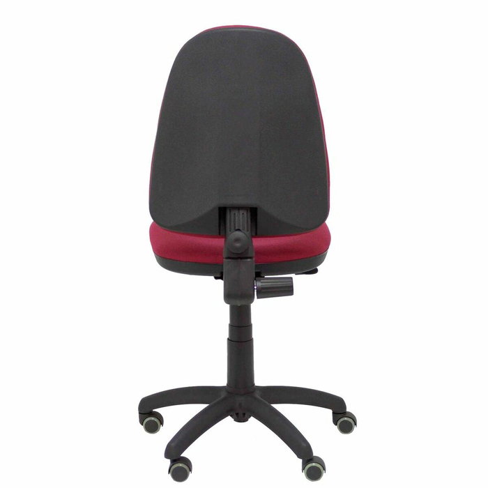 PIQUERAS Y CRESPO Chaise de bureau Aýna, tissu grenat, sans accoudoirs