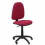 PIQUERAS Y CRESPO Chaise de bureau Aýna, tissu grenat, sans accoudoirs