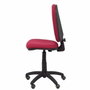 PIQUERAS Y CRESPO Chaise de bureau Aýna, tissu grenat, sans accoudoirs