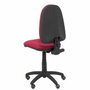 PIQUERAS Y CRESPO Chaise de bureau Aýna, tissu grenat, sans accoudoirs