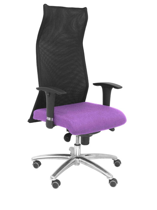 Piqueras y Crespo Chaise de Bureau Sahuco Bali Lila et Noir Piqueras y Crespo Chaise de Bureau Sahuco Bali Lila et Noir