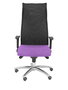 Piqueras y Crespo Chaise de Bureau Sahuco Bali Lila et Noir