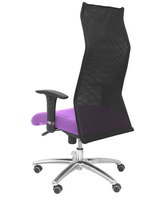 Piqueras y Crespo Chaise de Bureau Sahuco Bali Lila et Noir Piqueras y Crespo Chaise de Bureau Sahuco Bali Lila et Noir