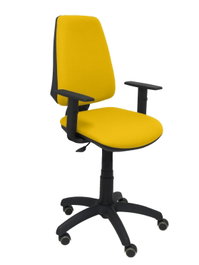 PIQUERAS Y CRESPO Chaise de bureau Elche CP Bali Jaune avec accoudoir 1D