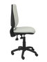 Chaise Elche Asynchrone Tissu Gris Structure polyamide noire Sans accoudoirs Sans appui-tête Roulettes en nylon 50 mm