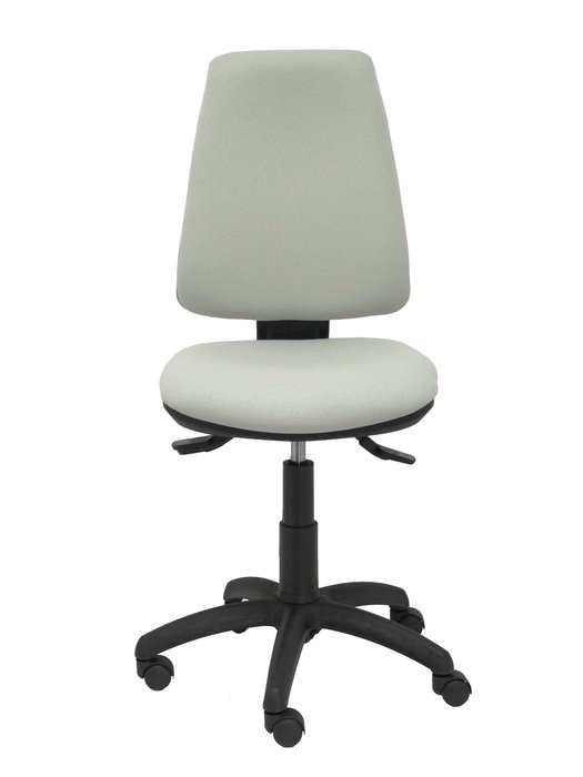 Chaise Elche Asynchrone Tissu Gris Structure polyamide noire Sans accoudoirs Sans appui-tête Roulettes en nylon 50 mm