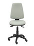 Chaise Elche Asynchrone Tissu Gris Structure polyamide noire Sans accoudoirs Sans appui-tête Roulettes en nylon 50 mm
