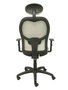 Piqueras y Crespo Chaise de Bureau Jorquera avec Appui-tête Gris