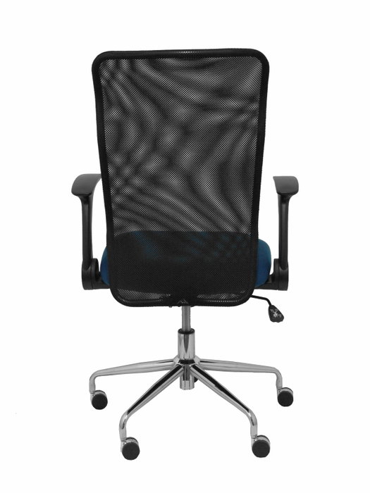 PIQUERAS Y CRESPO Chaise de bureau Minaya Bleu marine avec accoudoirs relevables