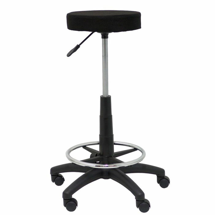 Tabouret Tolosa Pivotant Tissu Non applicable Maille Noir Structure polyamide noire Sans accoudoirs Sans appui-tête Roulettes en nylon 50 mm Tabouret Tolosa Pivotant Tissu Non applicable Maille Noir Structure polyamide noire Sans accoudoirs Sans appui-tête Roulettes en nylon 50 mm