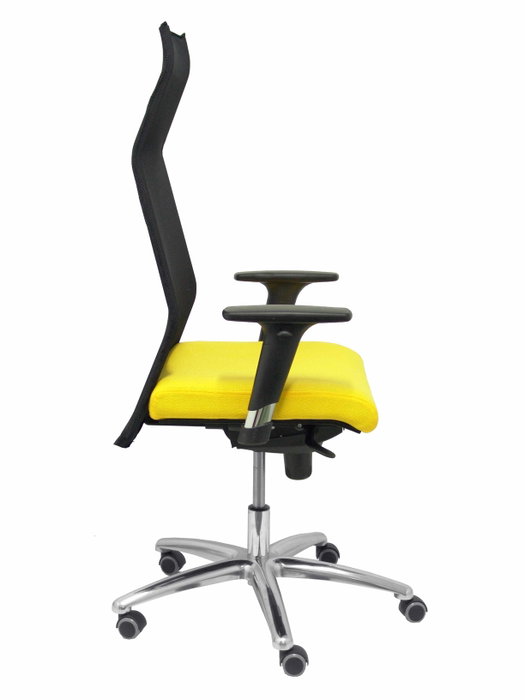 Piqueras y Crespo Chaise de Bureau Sahúco XL Jaune et Noir Piqueras y Crespo Chaise de Bureau Sahúco XL Jaune et Noir