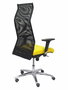 Piqueras y Crespo Chaise de Bureau Sahúco XL Jaune et Noir