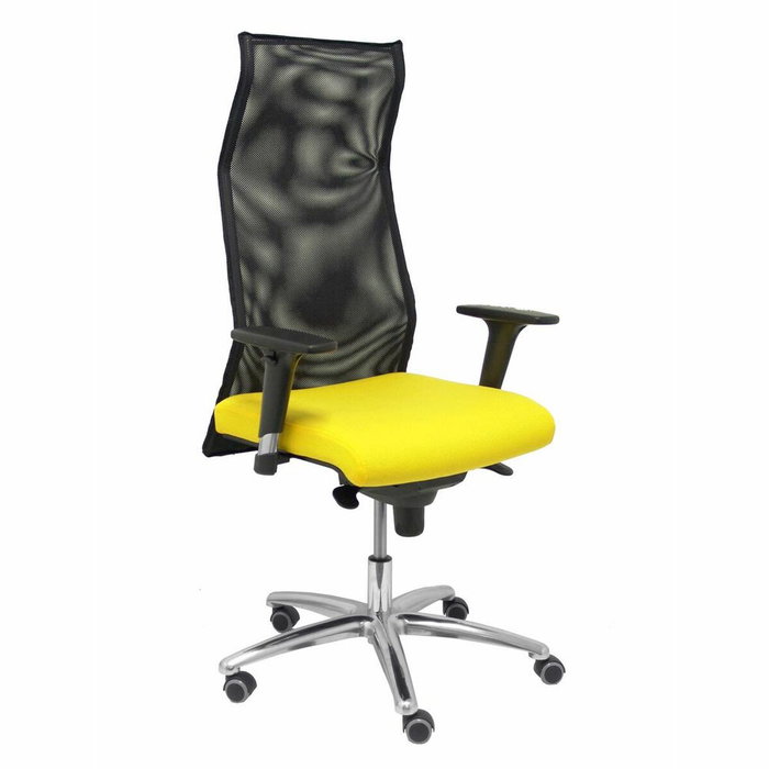 Piqueras y Crespo Chaise de Bureau Sahúco XL Jaune et Noir Piqueras y Crespo Chaise de Bureau Sahúco XL Jaune et Noir