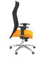 Piqueras y Crespo Chaise de Bureau Sahúco XL Bali 308 Orange et Noir