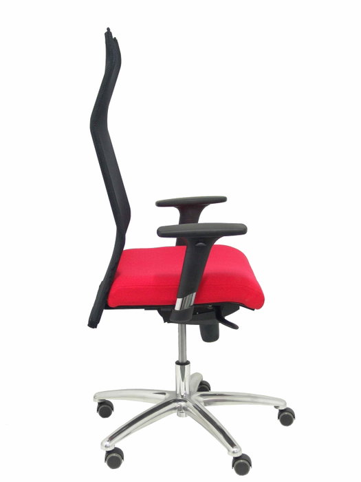 Piqueras y Crespo Chaise de Bureau Sahúco XL BALI350 Rouge et Noir Piqueras y Crespo Chaise de Bureau Sahúco XL BALI350 Rouge et Noir