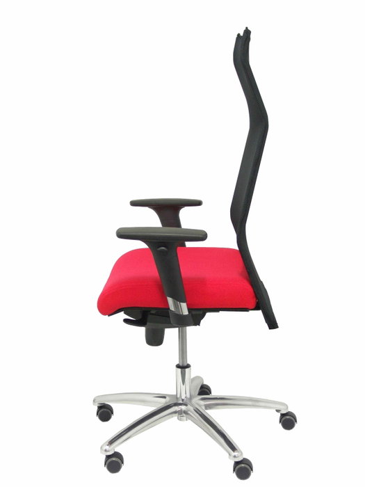 Piqueras y Crespo Chaise de Bureau Sahúco XL BALI350 Rouge et Noir Piqueras y Crespo Chaise de Bureau Sahúco XL BALI350 Rouge et Noir