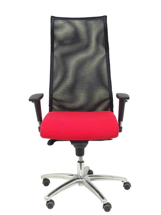 Piqueras y Crespo Chaise de Bureau Sahúco XL BALI350 Rouge et Noir Piqueras y Crespo Chaise de Bureau Sahúco XL BALI350 Rouge et Noir