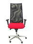Piqueras y Crespo Chaise de Bureau Sahúco XL BALI350 Rouge et Noir