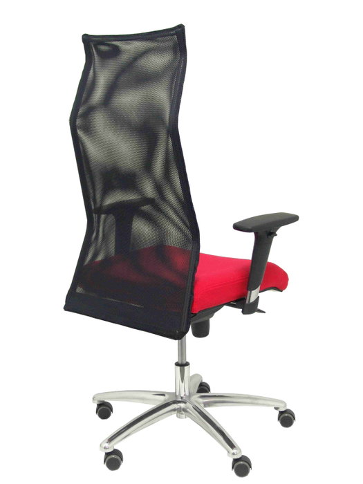 Piqueras y Crespo Chaise de Bureau Sahúco XL BALI350 Rouge et Noir Piqueras y Crespo Chaise de Bureau Sahúco XL BALI350 Rouge et Noir