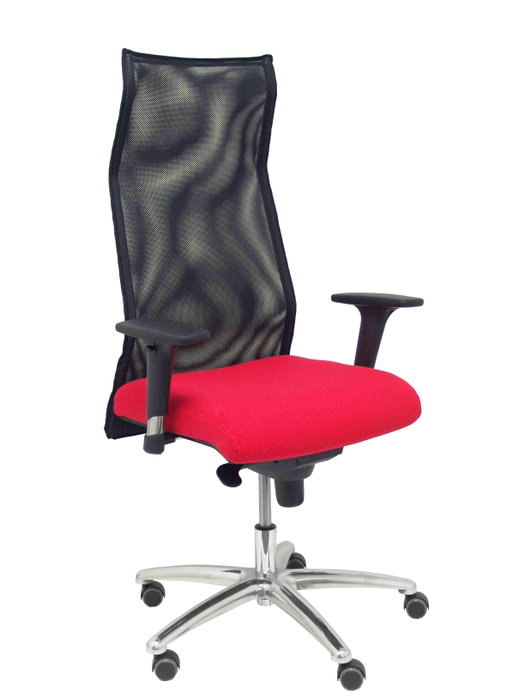 Piqueras y Crespo Chaise de Bureau Sahúco XL BALI350 Rouge et Noir Piqueras y Crespo Chaise de Bureau Sahúco XL BALI350 Rouge et Noir