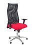 Piqueras y Crespo Chaise de Bureau Sahúco XL BALI350 Rouge et Noir