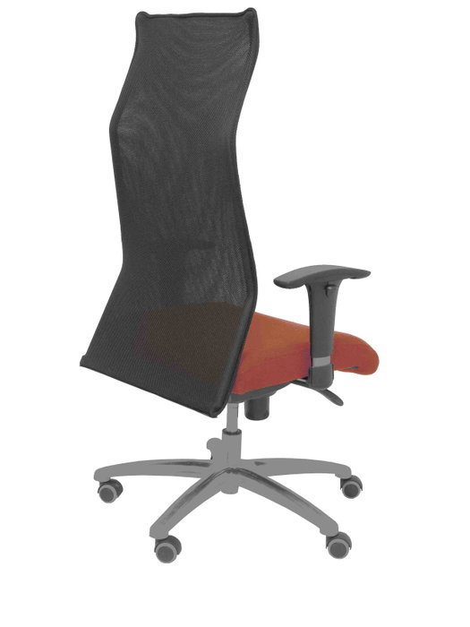 Piqueras y Crespo Chaise de Bureau Sahúco XL Marron et Noir