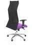 Piqueras y Crespo Chaise de Bureau Sahúco XL Lilas et Noir