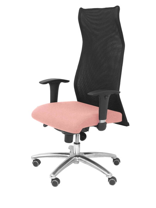 Piqueras y Crespo Chaise de Bureau Sahúco XL Rose et Noir