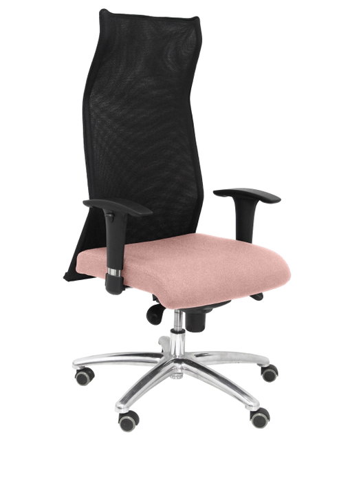 Piqueras y Crespo Chaise de Bureau Sahúco XL Rose et Noir