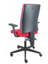 Chaise I-Line Contact permanent à double poignée Tissu Noir Structure polyamide noire Accoudoir 1D Sans appui-tête Roulettes autofreinées