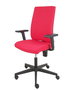 Chaise I-Line Contact permanent à double poignée Tissu Noir Structure polyamide noire Accoudoir 1D Sans appui-tête Roulettes autofreinées