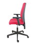 Chaise I-Line Contact permanent à double poignée Tissu Noir Structure polyamide noire Accoudoir 1D Sans appui-tête Roulettes autofreinées