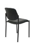 Chaise Styl Fixe/Sans mécanisme Cuir écologique Noir Non applicable Sans accoudoirs Sans appui-tête Sans roulettes