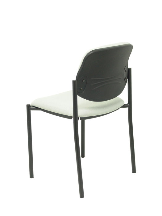 Chaise Styl Fixe/Sans mécanisme Tissu Gris clair Non applicable Sans accoudoirs Sans appui-tête Sans roulettes