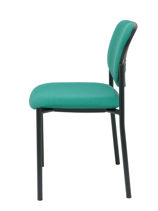 Chaise Styl Fixe/Sans mécanisme Tissu Vert émeraude Non applicable Sans accoudoirs Sans appui-tête Sans roulettes