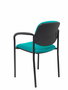 Chaise Styl Fixe/Sans mécanisme Tissu Turquoise Non applicable Accoudoirs fixes Sans appui-tête Sans roulettes