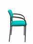 Chaise Styl Fixe/Sans mécanisme Tissu Turquoise Non applicable Accoudoirs fixes Sans appui-tête Sans roulettes