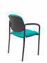 Chaise Styl Fixe/Sans mécanisme Tissu Turquoise Non applicable Accoudoirs fixes Sans appui-tête Sans roulettes
