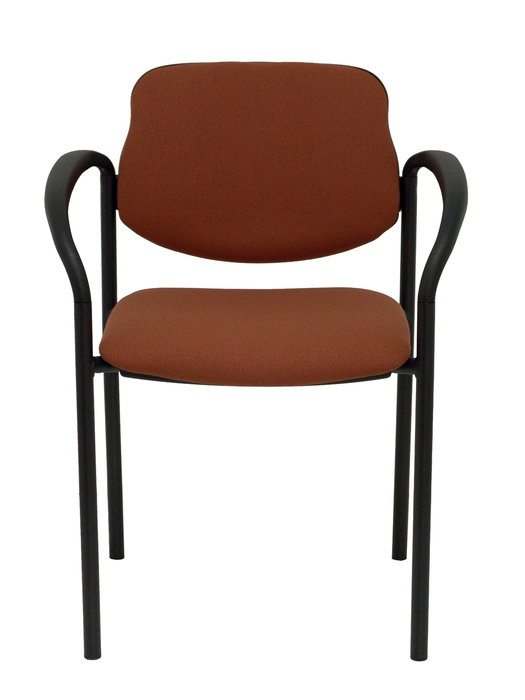 Chaise Styl Fixe/Sans mécanisme Tissu Marron Non applicable Accoudoirs fixes Sans appui-tête Sans roulettes