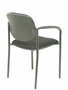 Chaise Styl Fixe/Sans mécanisme Tissu Noir Non applicable Accoudoirs fixes Sans appui-tête Sans roulettes