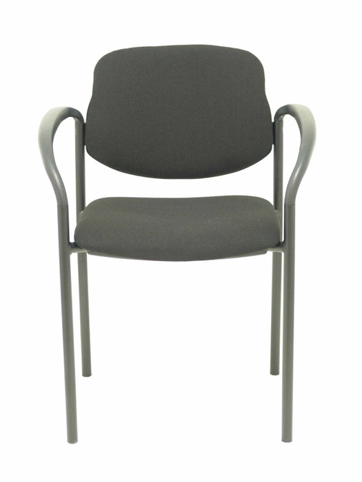 Chaise Styl Fixe/Sans mécanisme Tissu Noir Non applicable Accoudoirs fixes Sans appui-tête Sans roulettes